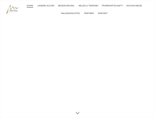 Tablet Screenshot of merkles-restaurant.de